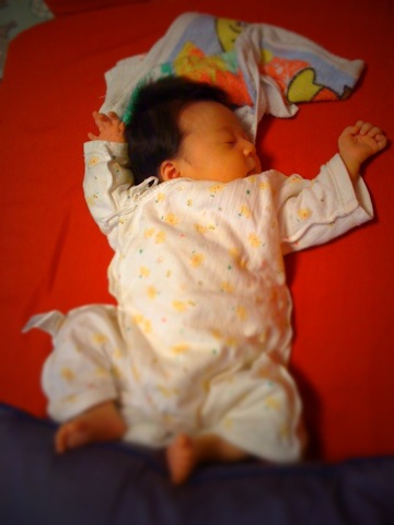 20110804:娘、一ヶ月検診