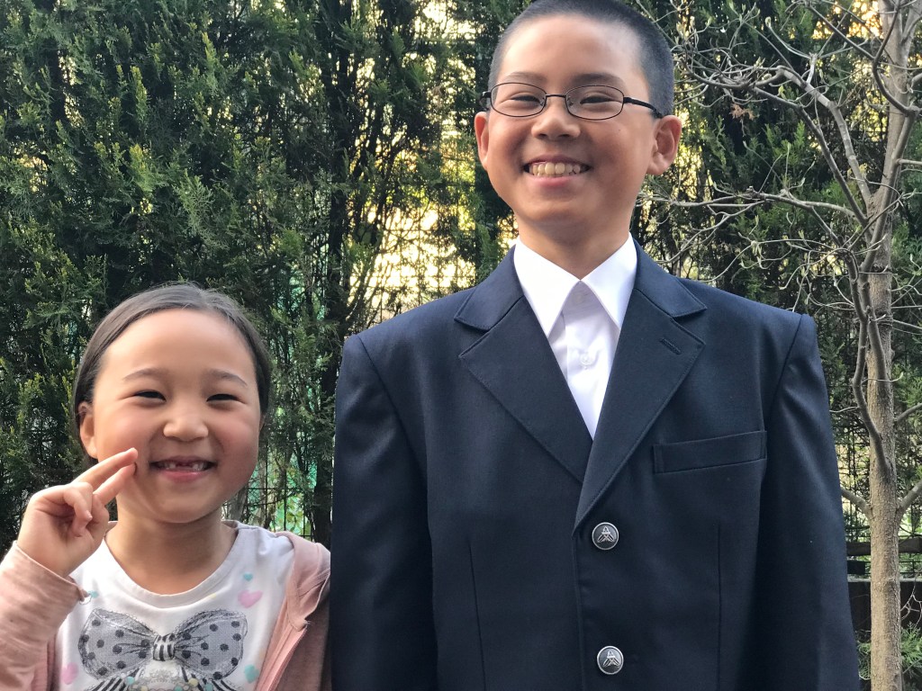 【子育て】ガクさん中学校入学&ユノさん小学2年生進級