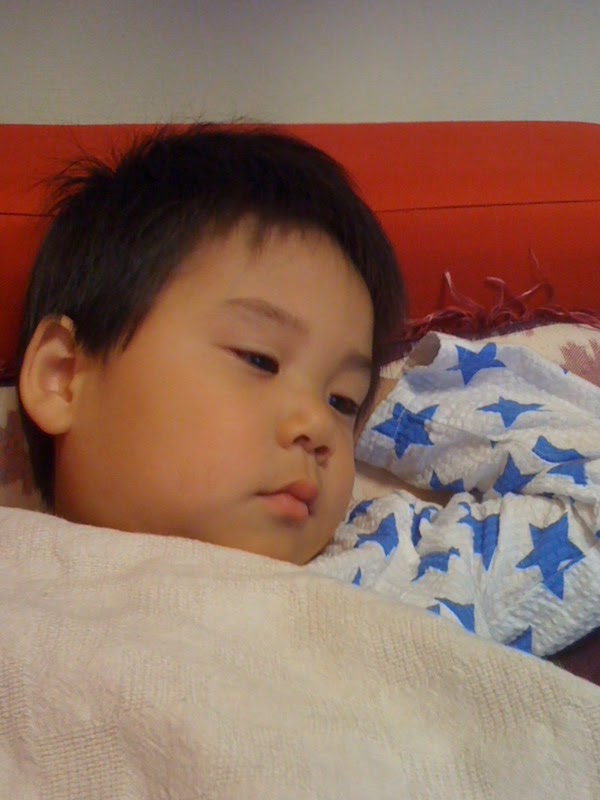 20110604：久々に長男発熱