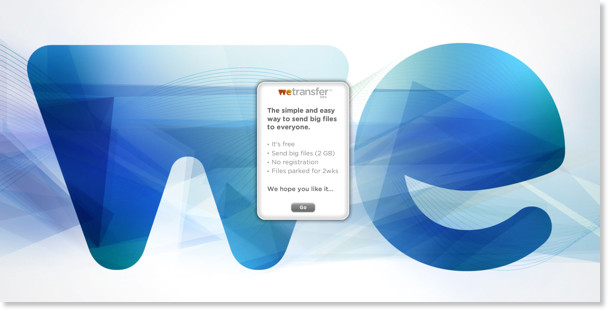 【ファイル転送サービス】ログイン不要で最大2GBまでファイル転送が可能なサービス『WeTransfer』